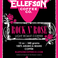 ELLEFSON COFFEE CO RELEASES NEW ROCK N’ ROSE BLEND FOR BREAST CANCER AWARENESS MONTH, PORTION OF PROCEEDS TO GO TO THEROSE.ORG, A HOUSTON BASED BREAST CANCER CHARITY.