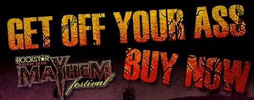 TICKETS FOR ROCKSTAR ENERGY MAYHEM FESTIVAL ON SALE TODAY!