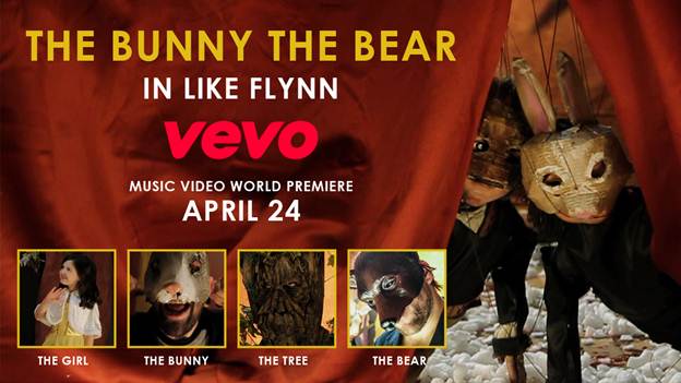THE BUNNY THE BEAR RELEASES “IN LIKE FLYNN” MUSIC VID