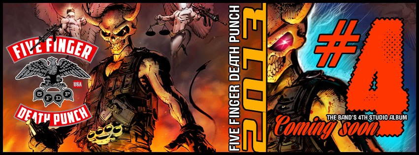FIVE FINGER DEATH PUNCH ANNOUNCE WORLDWIDE RELEASE OF DOUBLE ALBUM IN 2 INSTALLMENTS FIRST RELEASE ON JULY 23