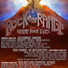 2016 ROCK ON THE RANGE SET TIMES